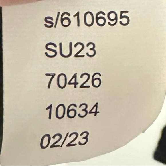 LOFT Puff Sleeve Embroidered Polka Dot Tiered Swing Dress Size Medium - Picture 9 of 10